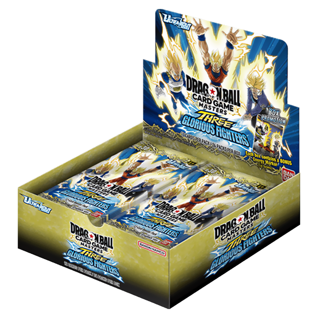 Dragon Ball Super CG Masters - Ultra-Bout Series Set 03 - Three Glorious Fighters - (B30) - Booster Box (24x Packs)