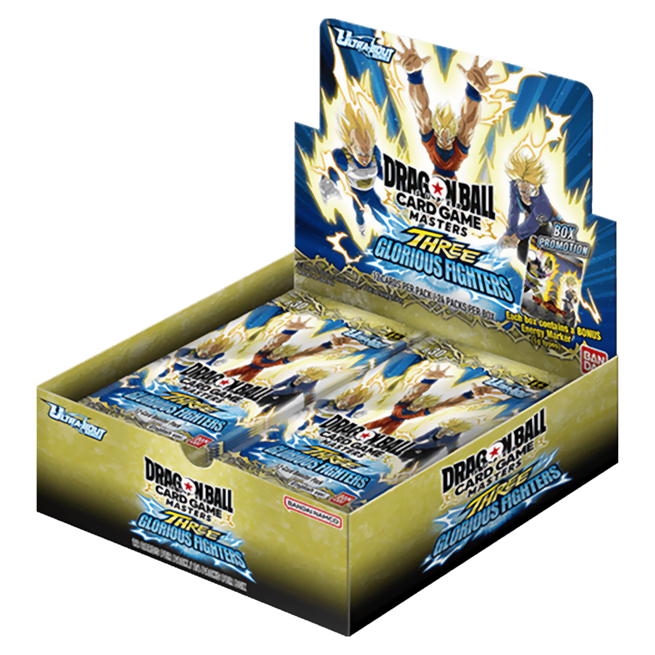 Dragon Ball Super CG Masters - Ultra-Bout Series Set 03 - Three Glorious Fighters - (B30) - Booster Box (24x Packs)