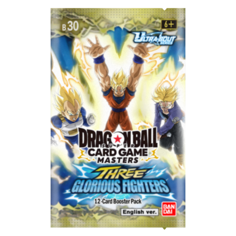 Dragon Ball Super CG Masters - Ultra-Bout Series Set 03 - Three Glorious Fighters - (B30) - Booster Box (24x Packs)